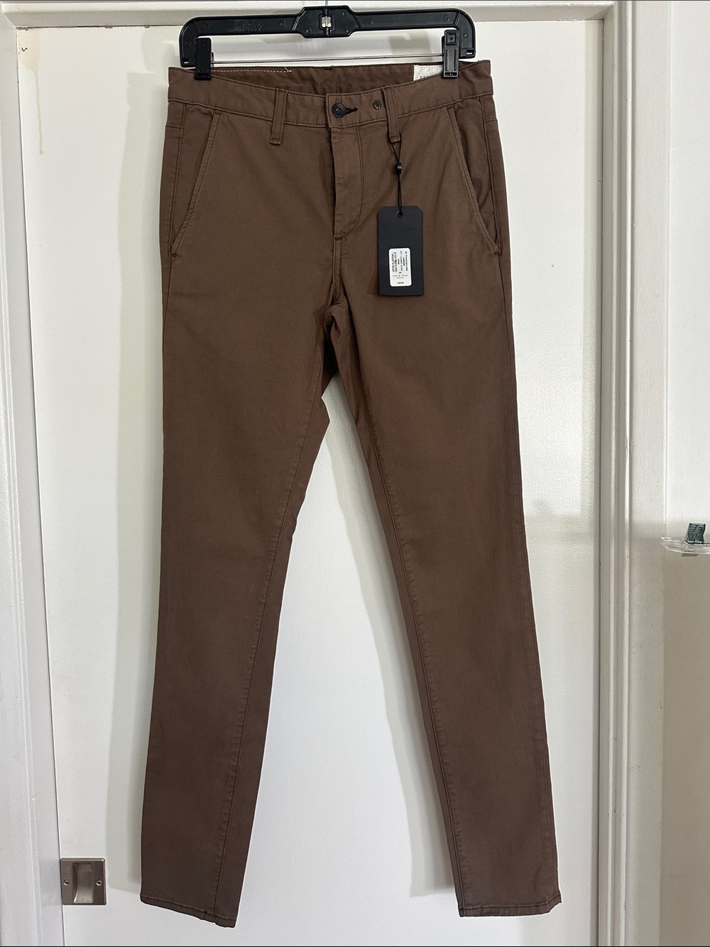 Rag & bone Men's Brown Slim 1 Chino Pants